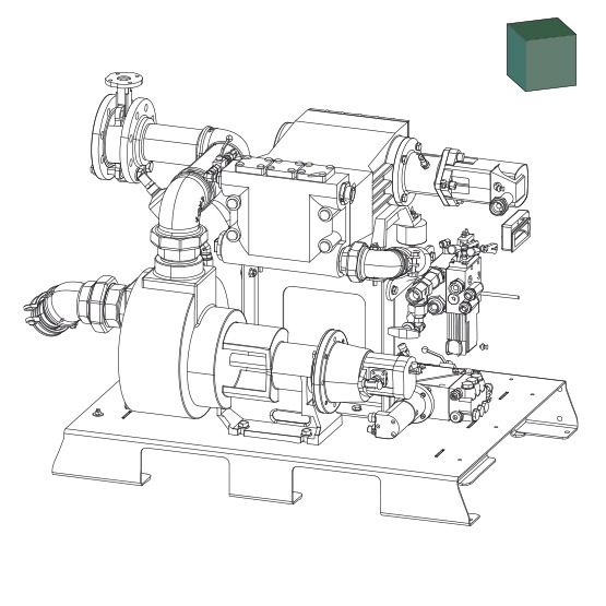 Dimetrische Darstellung